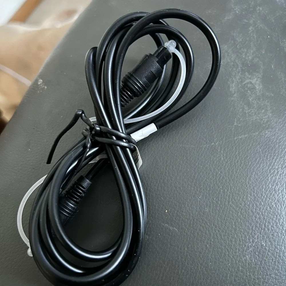 Onn black Optical Audio Cable
